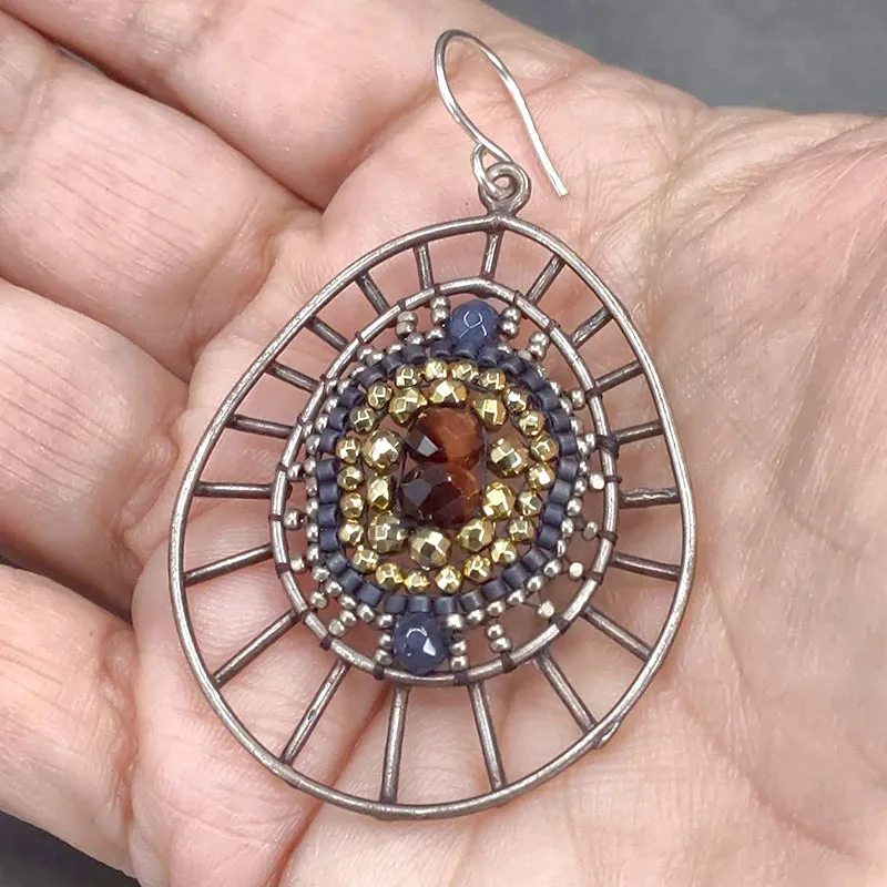 Dusk Meets Dawn Statement Earrings