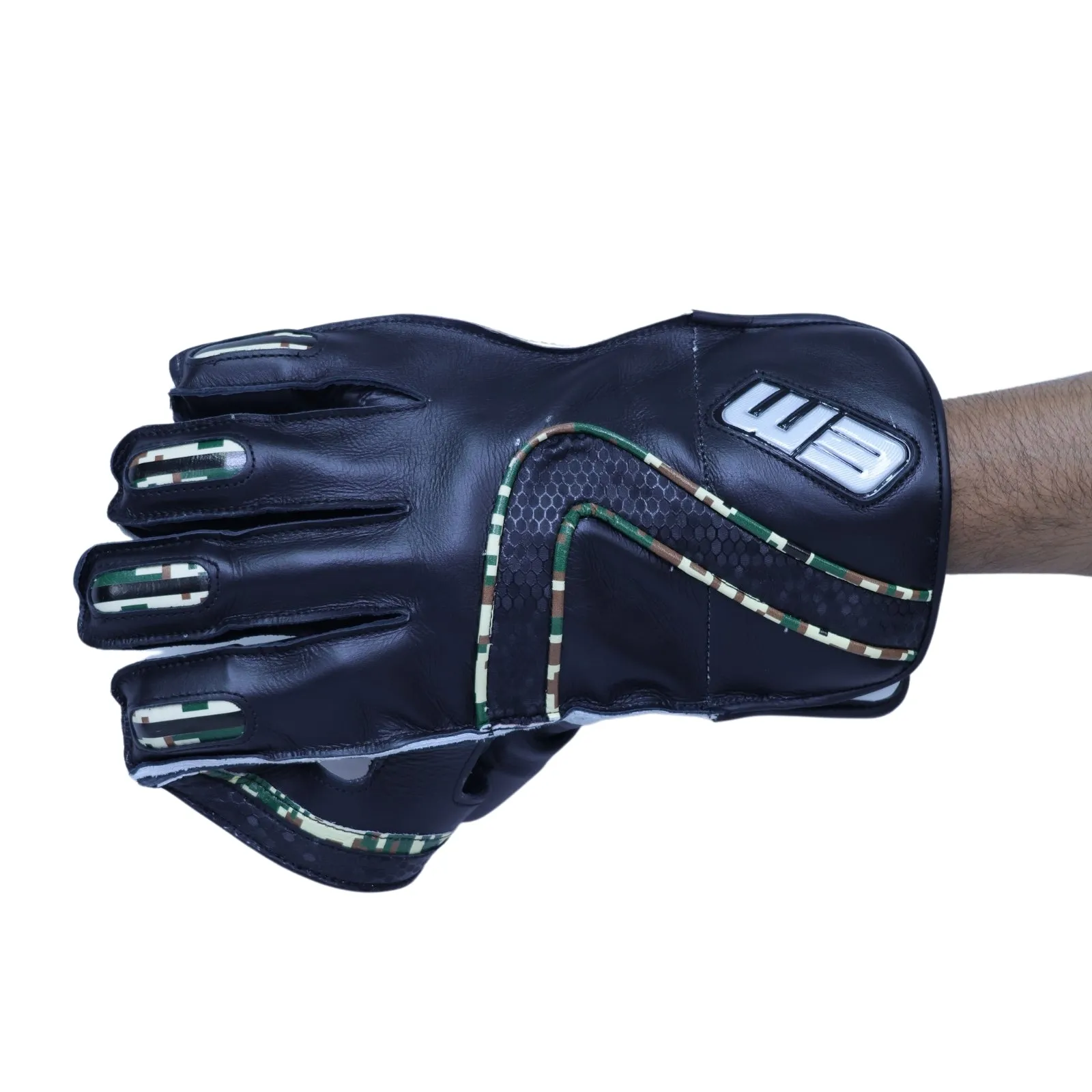 EM MSD Player Edition Cricket Wicket Keeping Gloves Mens Size