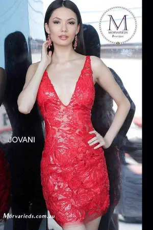 Embellished Fitted Cocktail Dress Jovani 4552