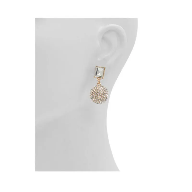 Eren Earrings - Gold/Clear Multi