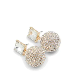 Eren Earrings - Gold/Clear Multi