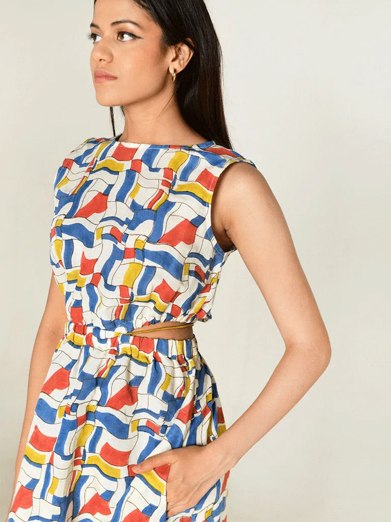 Escher Side Cut Dress