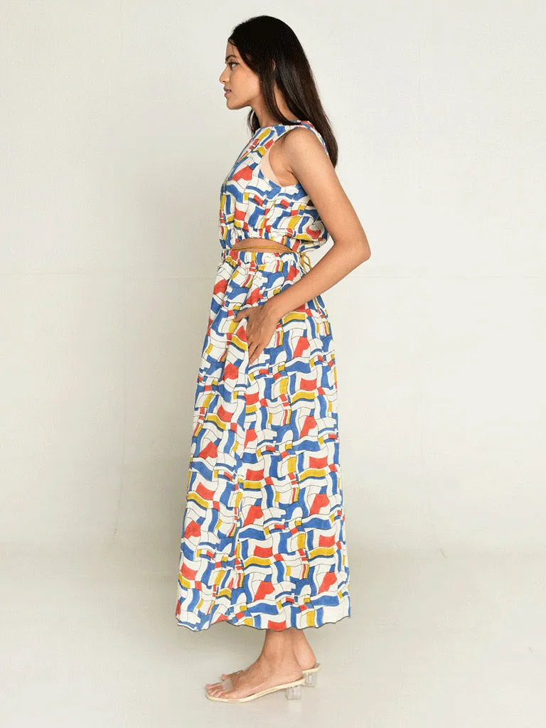 Escher Side Cut Dress
