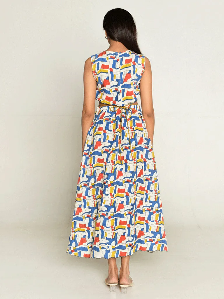 Escher Side Cut Dress