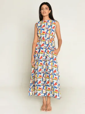 Escher Side Cut Dress