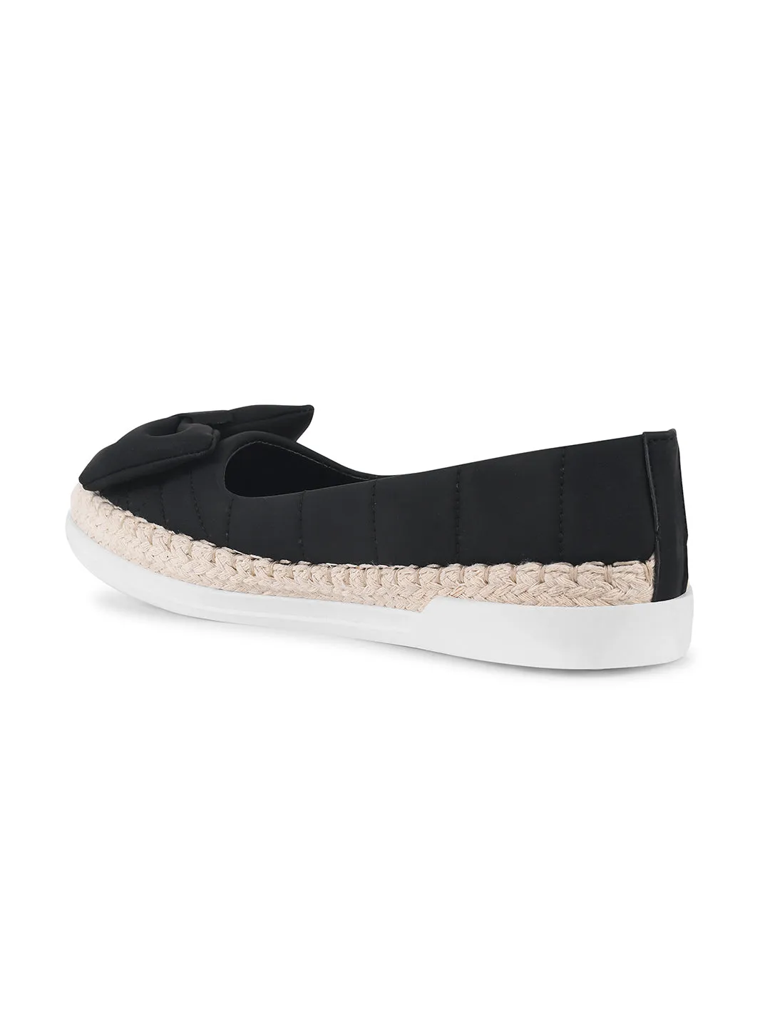 Espadrille Flats with Bow Detail