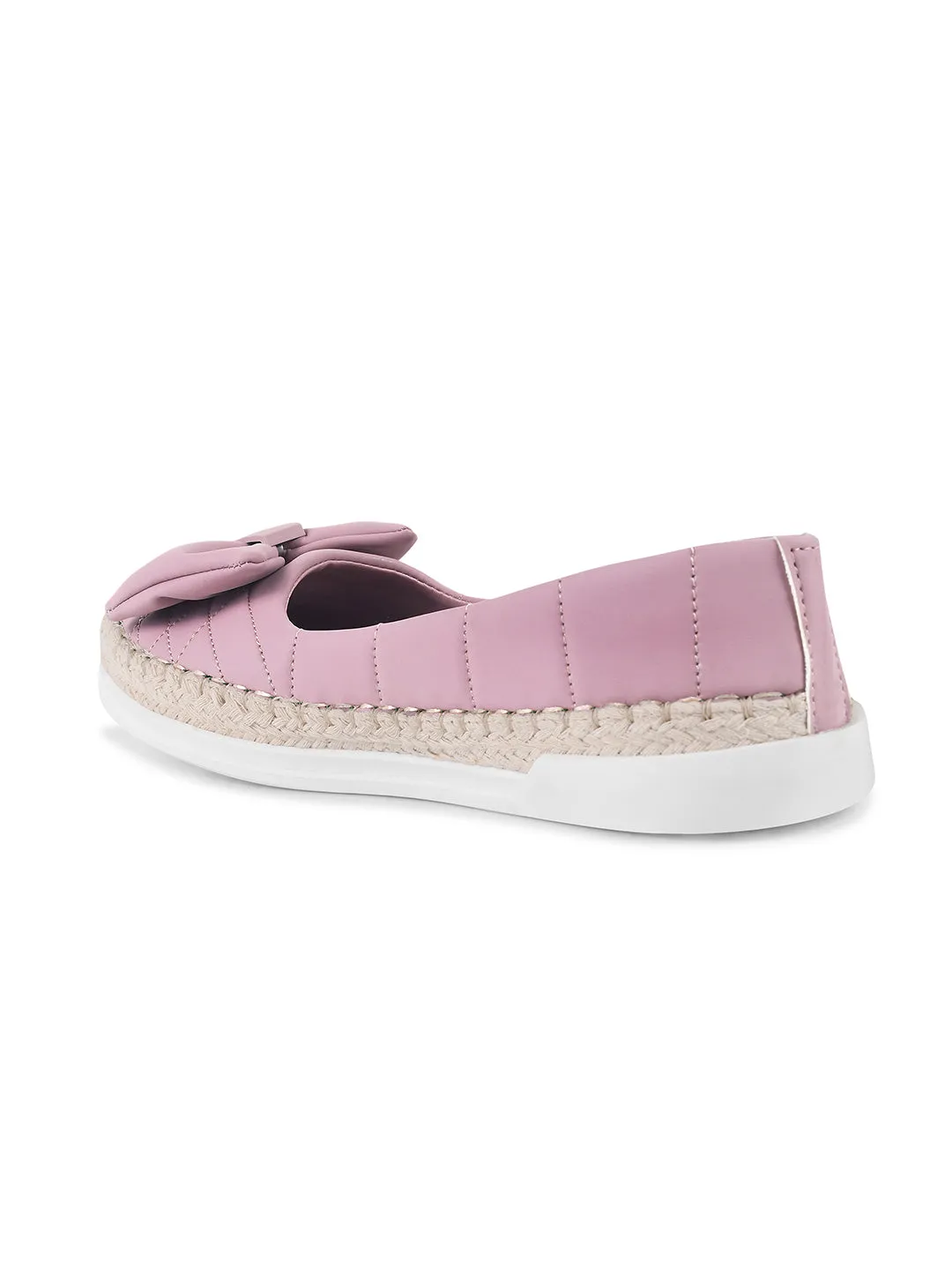Espadrille Flats with Bow Detail
