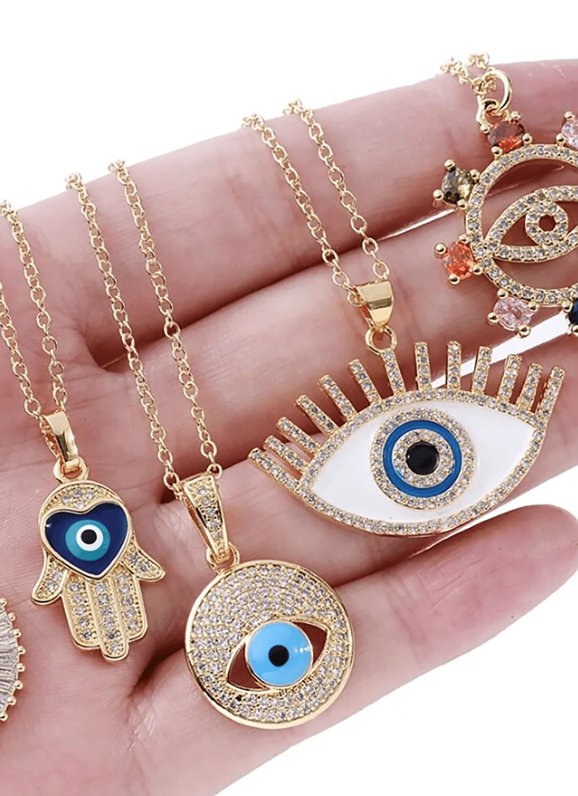 Evil Eye Epoxy Charm - Watches out over you