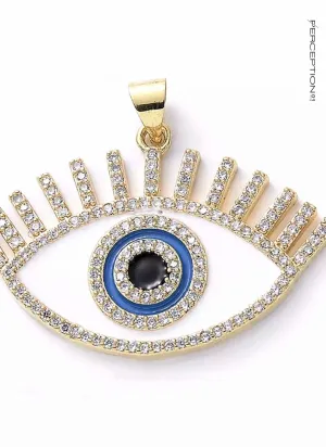 Evil Eye Epoxy Charm - Watches out over you