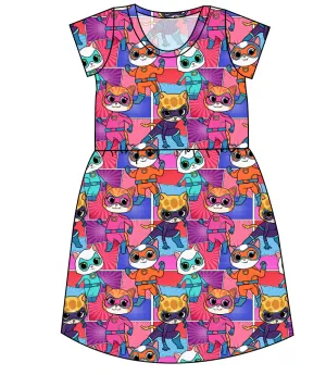 Fearless Felines Ladies' Play Dress
