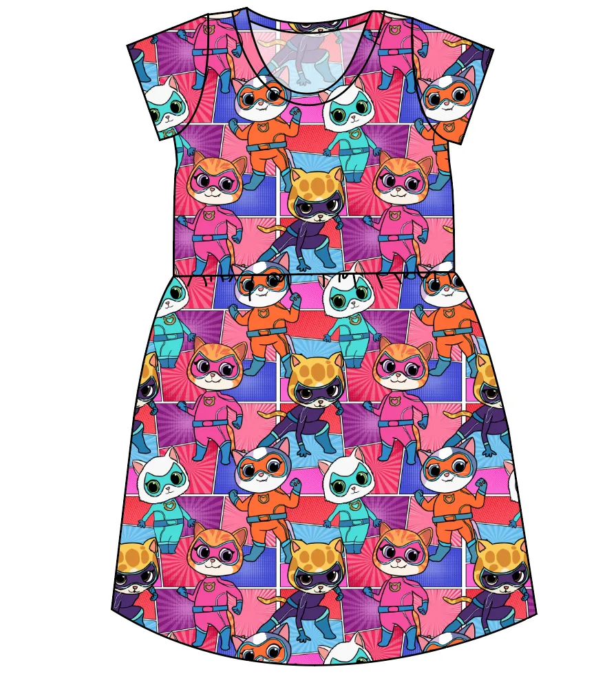 Fearless Felines Ladies' Play Dress