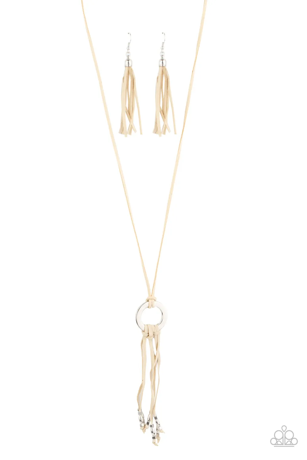 Feel at HOMESPUN - White - Paparazzi Accessories