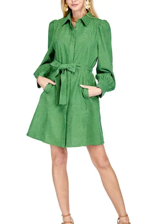 FINAL SALE: Jade Corduroy Flare Dress