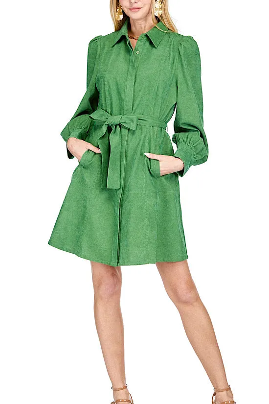 FINAL SALE: Jade Corduroy Flare Dress