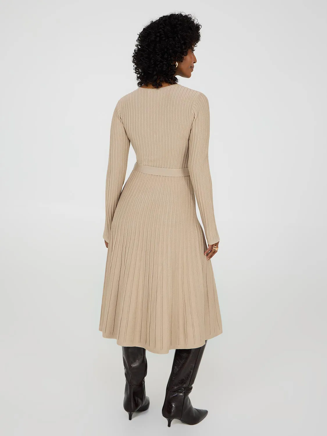 Fit & Flare Sweater Dress