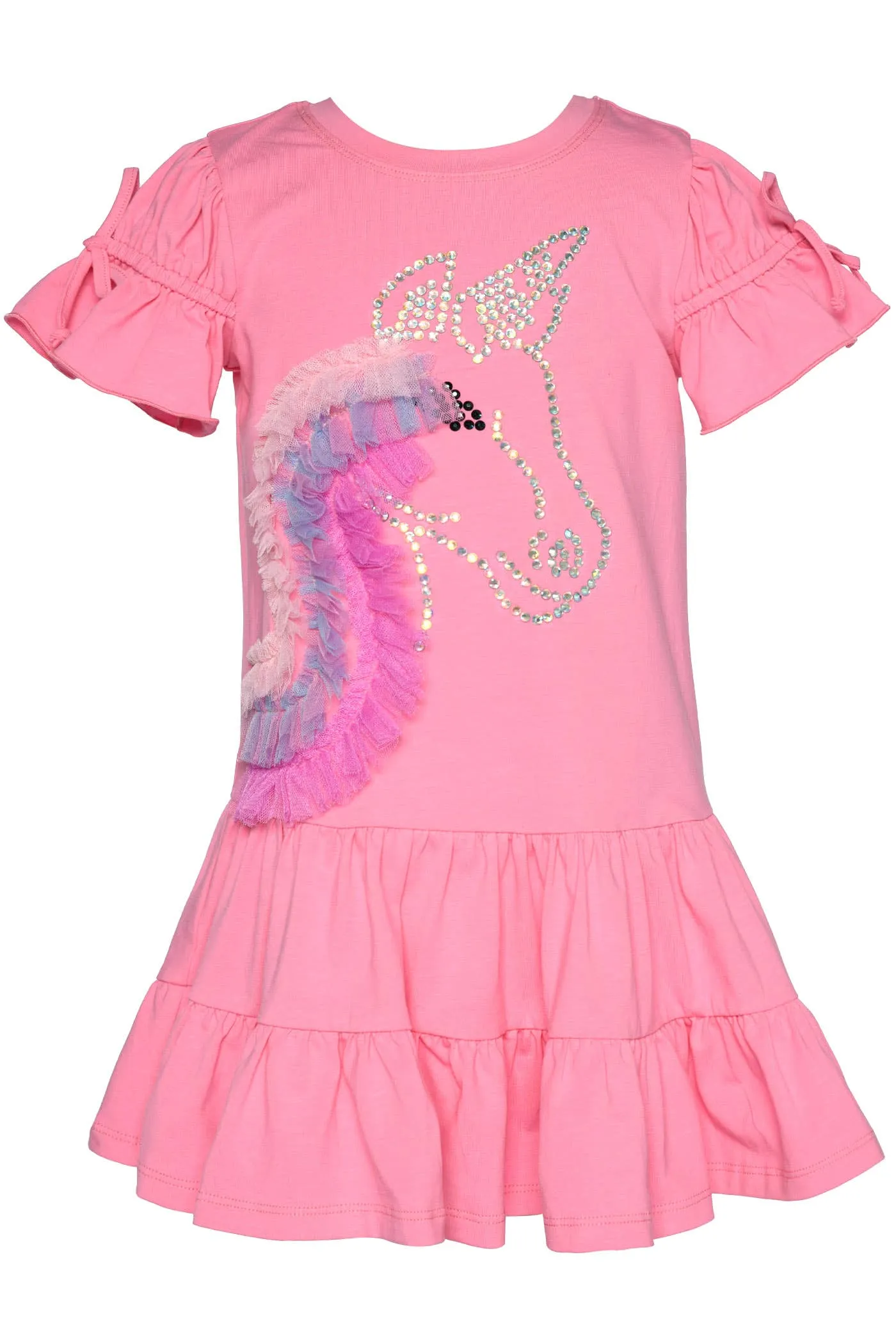 Fit & Flare Unicorn Dress  || Hannah Banana