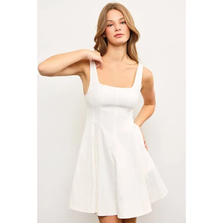 Flare Panel Dress