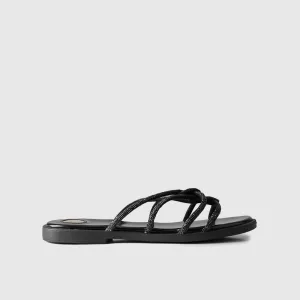 Flat Dress Sandal 01616 Black