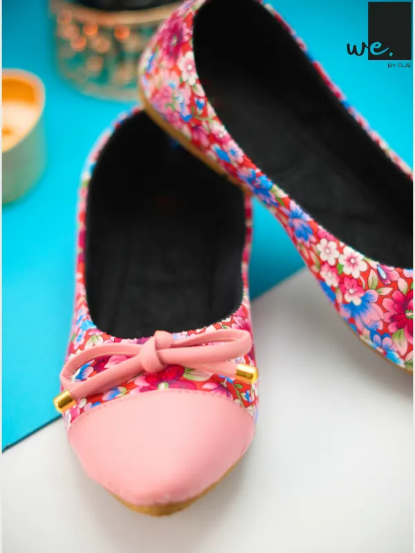 Floral Bliss Maroon,Black,Pink,Beige -306