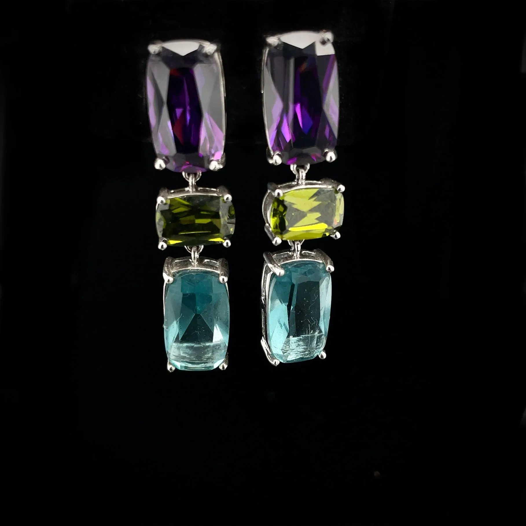 Gem Dangle Earrings
