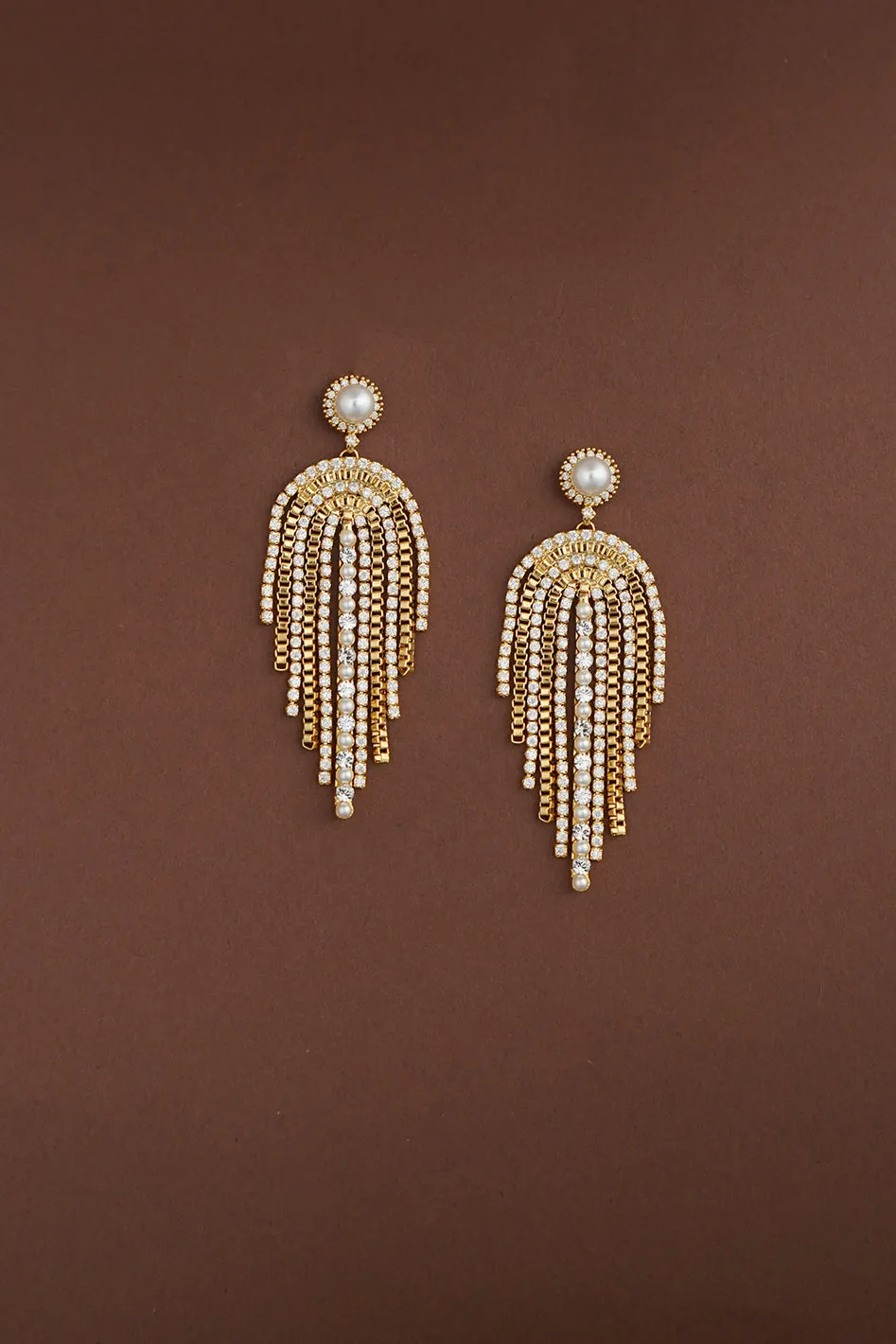 GENEVIEVE Swarovski Chandelier Earrings