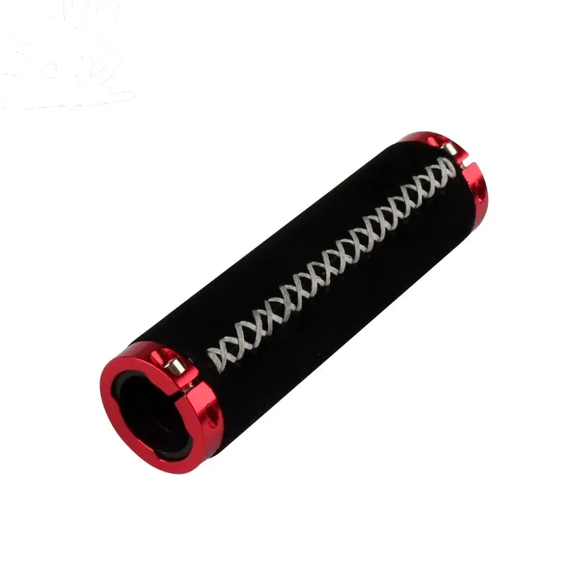 Genuine Leather MTB Vintage Retro Bicycle Lock Grips