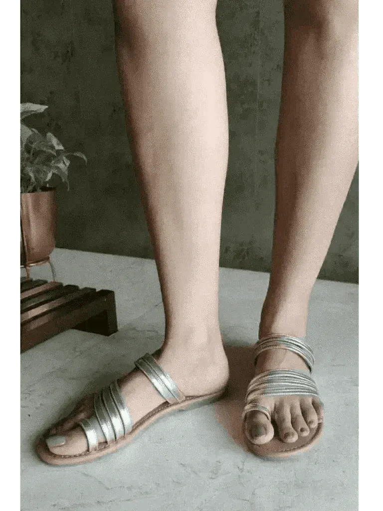 Golden Gladiator Slip Ons