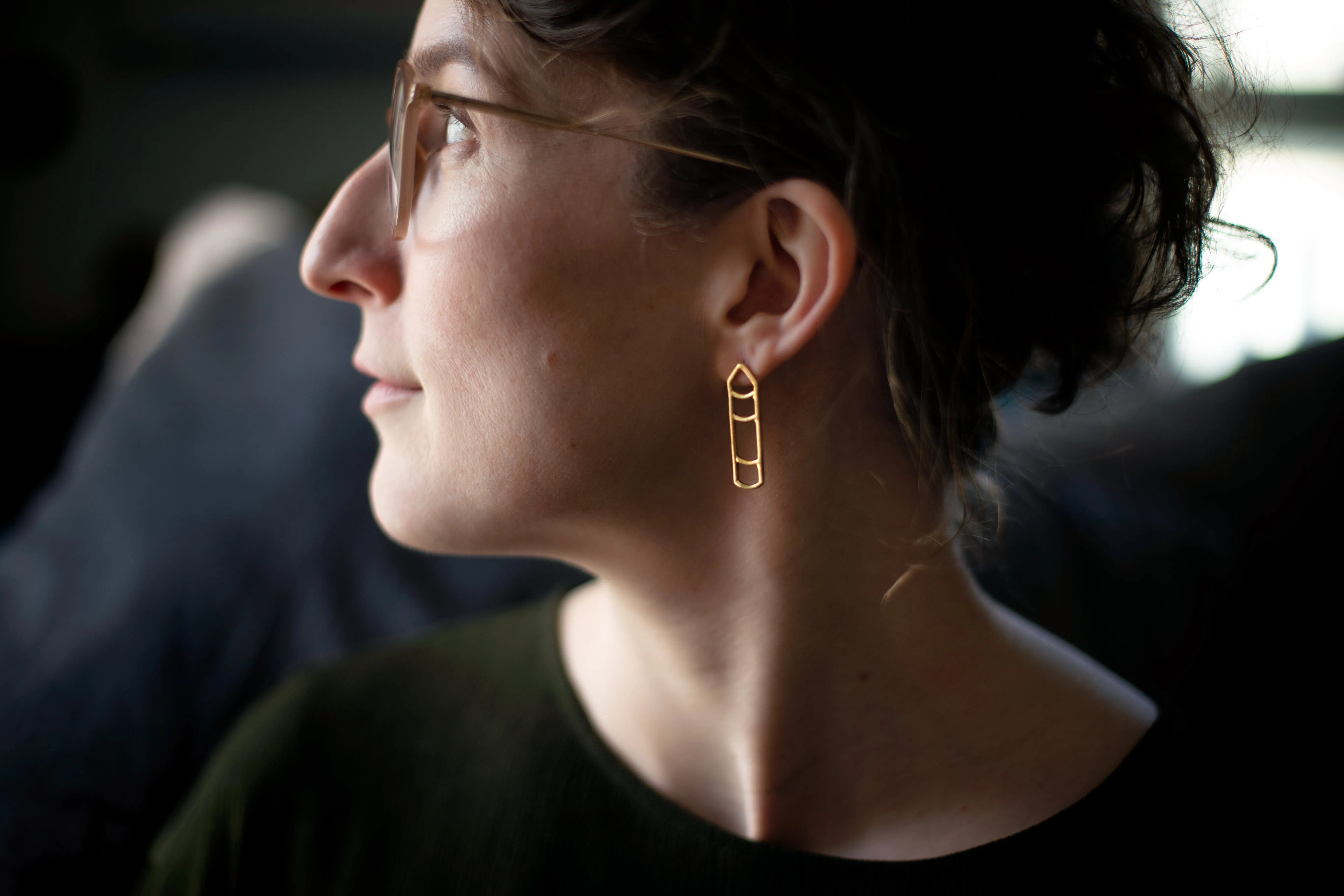 Graphic Vertical Earrings