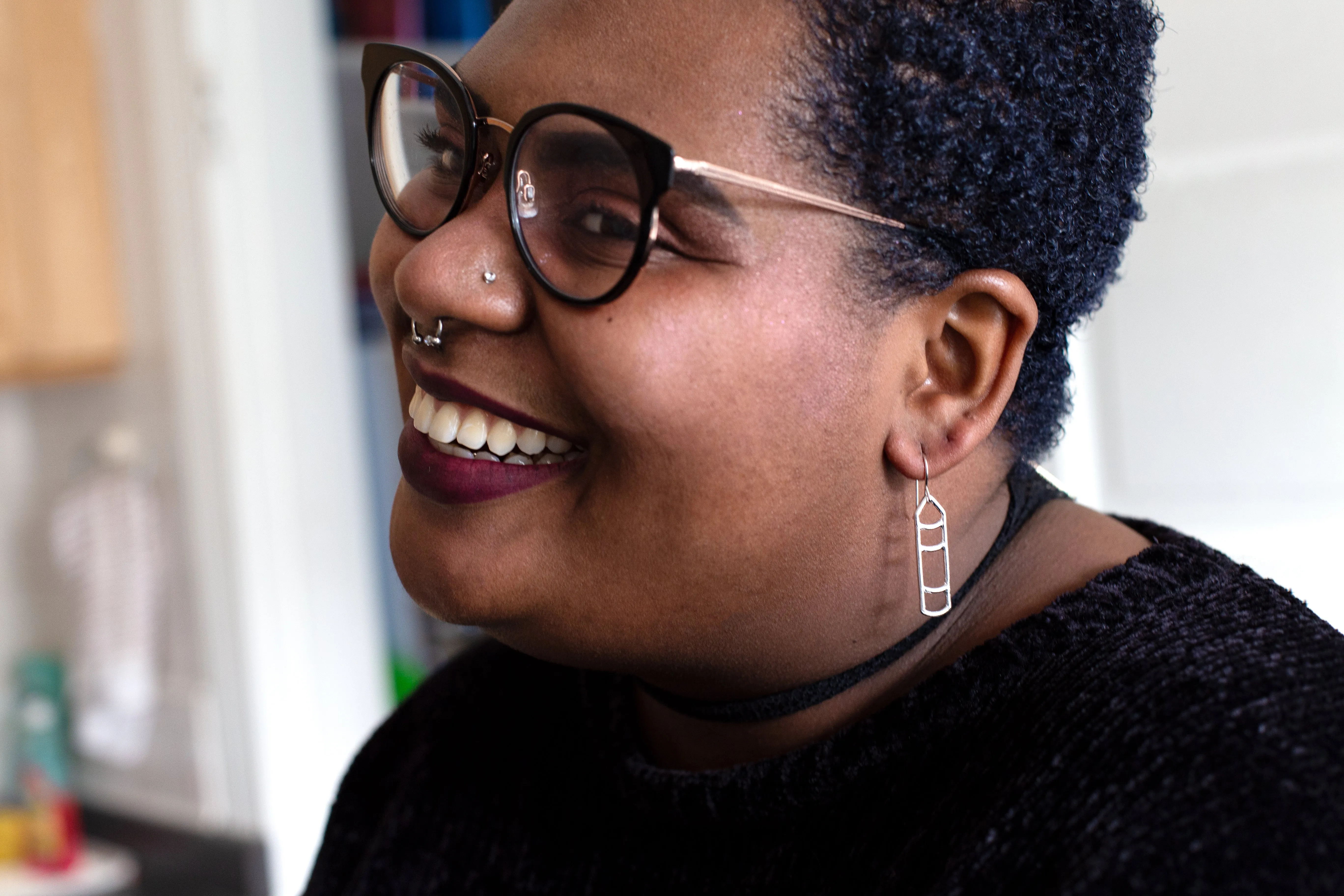 Graphic Vertical Earrings