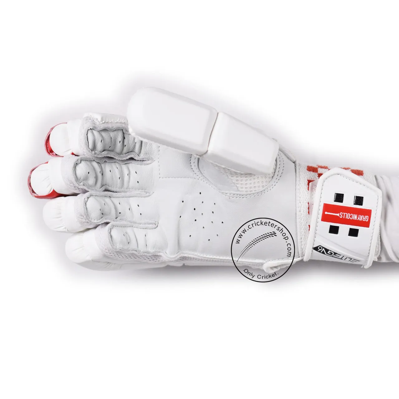 Gray Nicolls Elite GN6 Red Cricket Batting Gloves Mens Size