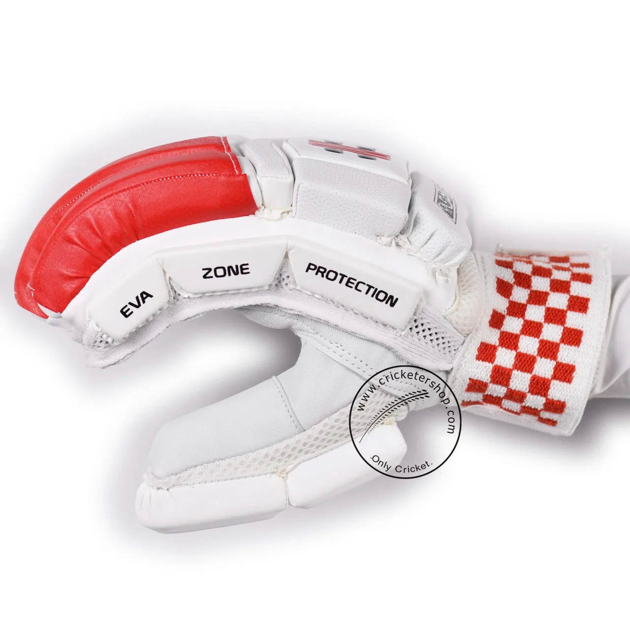 Gray Nicolls Elite GN6 Red Cricket Batting Gloves Mens Size