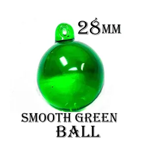 Green Smooth Ball Chandelier Crystals, 28mm Crystal Ball