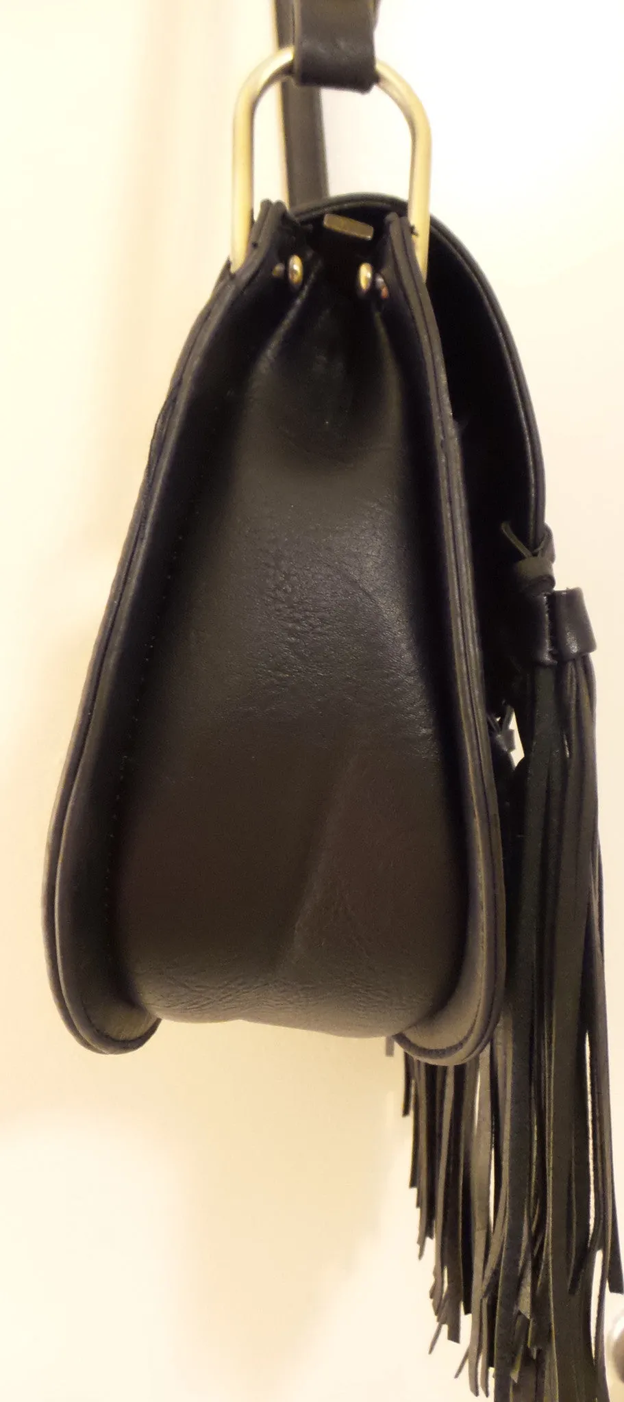Handbag Republic Vegan Fringe saddlebad  handbag/accessories