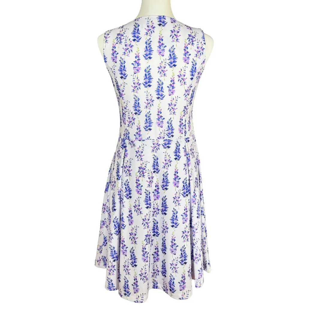 Havana Fit & Flare Dress in Wisteria Lane