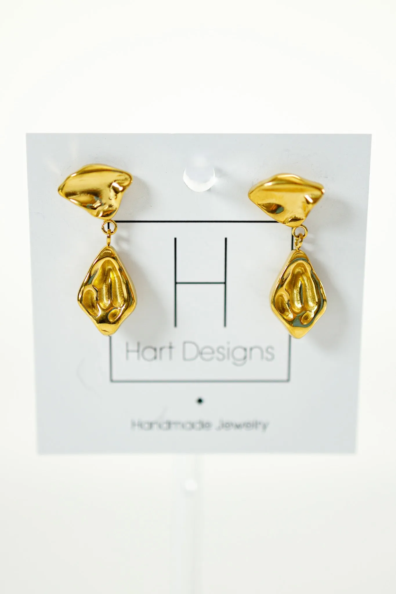 HD Gold Double Dangle Earrings