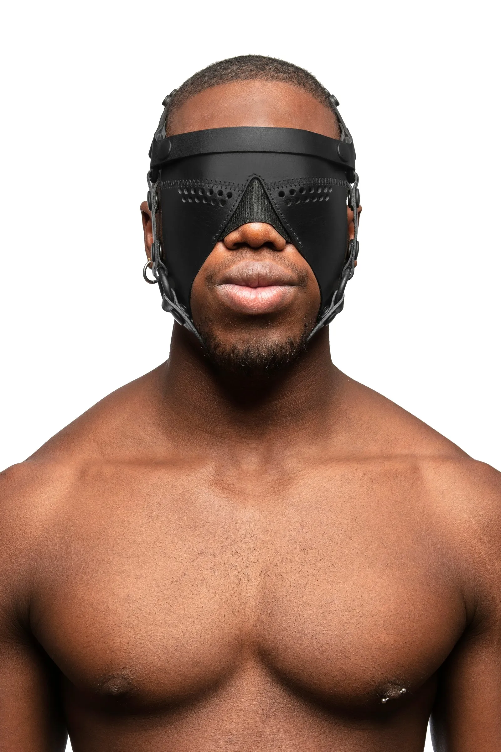 HEAD HARNESS PARTIAL BLINDER - Black