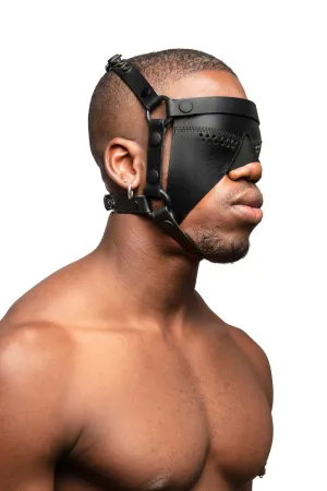 HEAD HARNESS PARTIAL BLINDER - Black