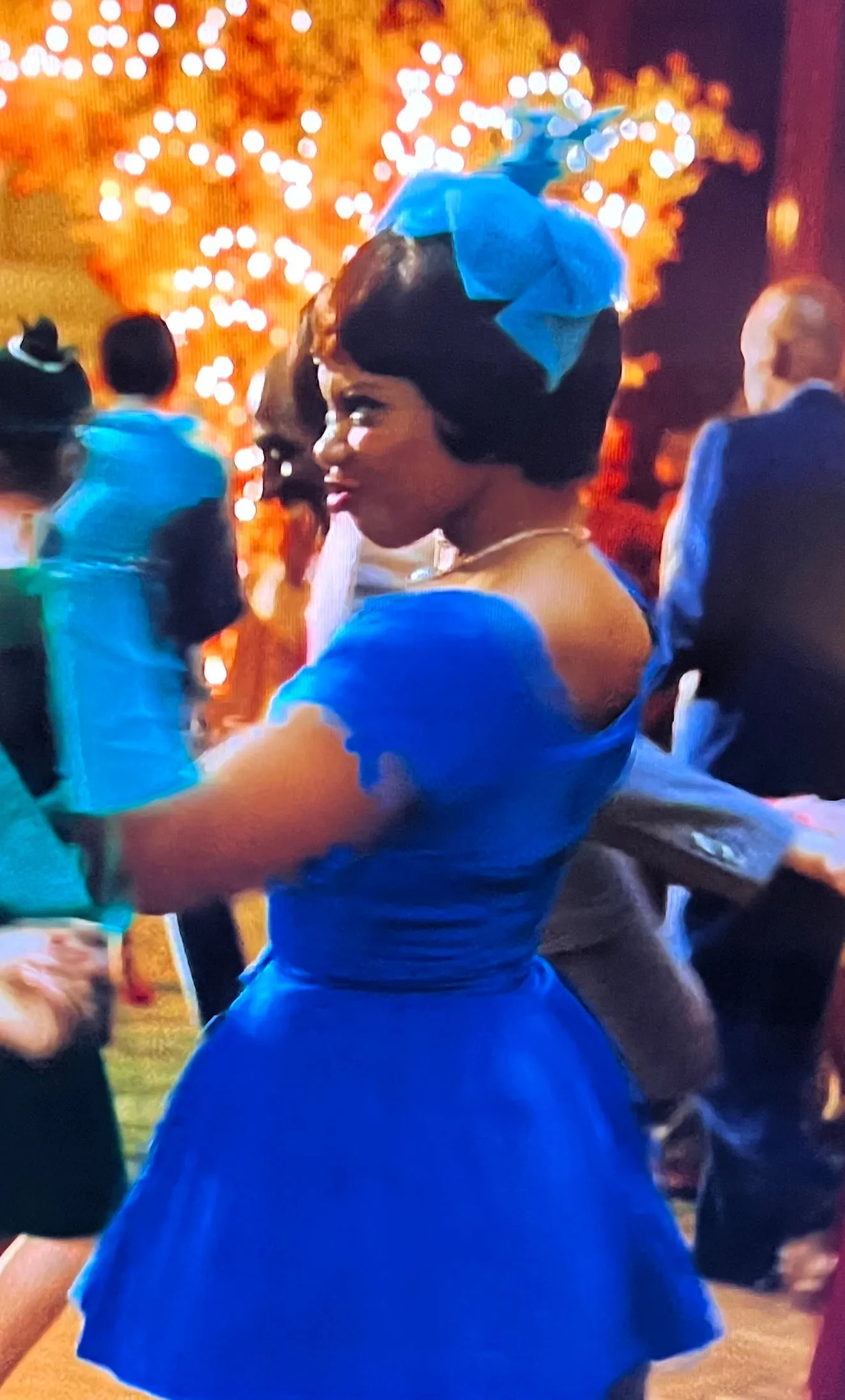 Hello, Tomorrow 1950s Party Dress / MCM /Electric Blue 50s Cocktail  Wiggle Dress  Peplum Hobble Dress S