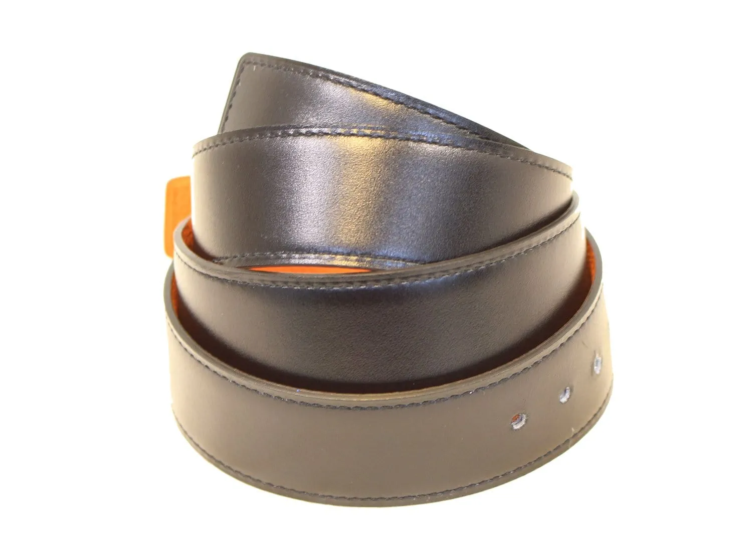 HERMES Replacement Black Belt Strap Size 95