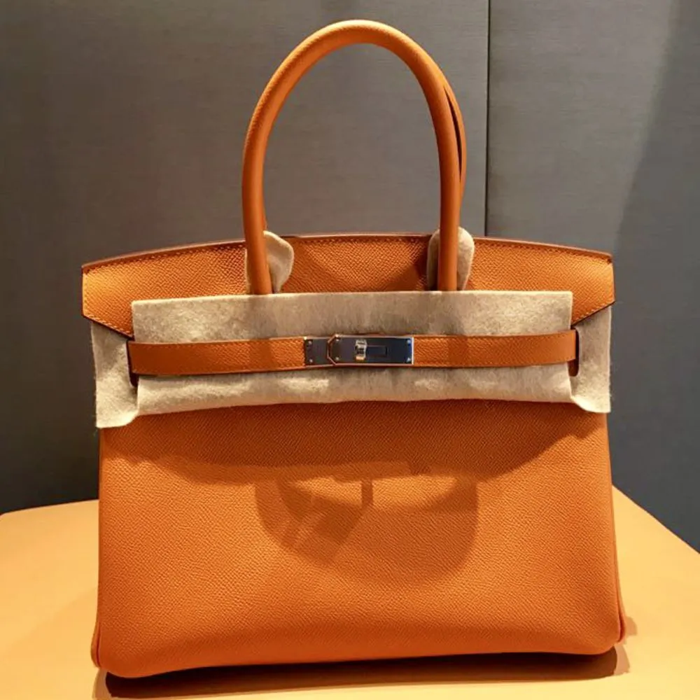 Hermès Birkin 30 Abricot Epsom Palladium Hardware PHW
