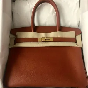 Hermès Birkin 30 Cuivre Taurillon Novillo Gold Hardware GHW