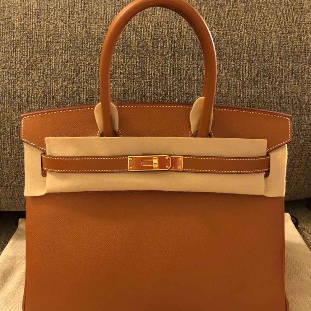 Hermès Birkin 30 Gold Epsom Gold Hardware GHW
