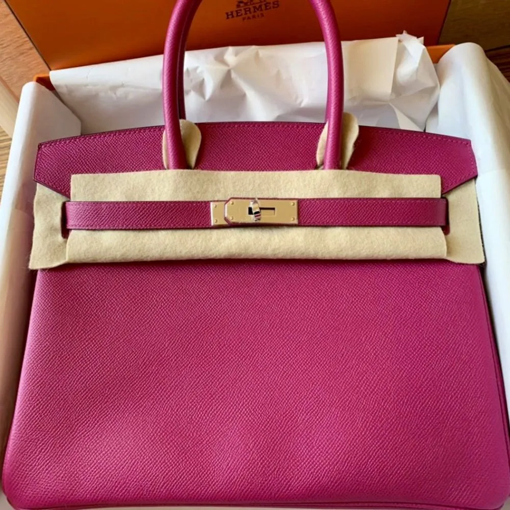 Hermès Birkin 30 Rose Pourpre Epsom Palladium Hardware PHW
