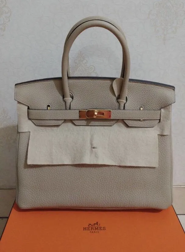 Hermès Birkin 30 Trench Togo Gold Hardware GHW A Stamp 2017 <!18871819>
