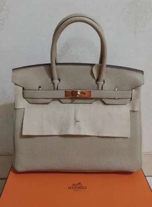 Hermès Birkin 30 Trench Togo Gold Hardware GHW A Stamp 2017 <!18871819>