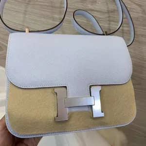 Hermès Constance 18 Brume Epsom Palladium Hardware PHW