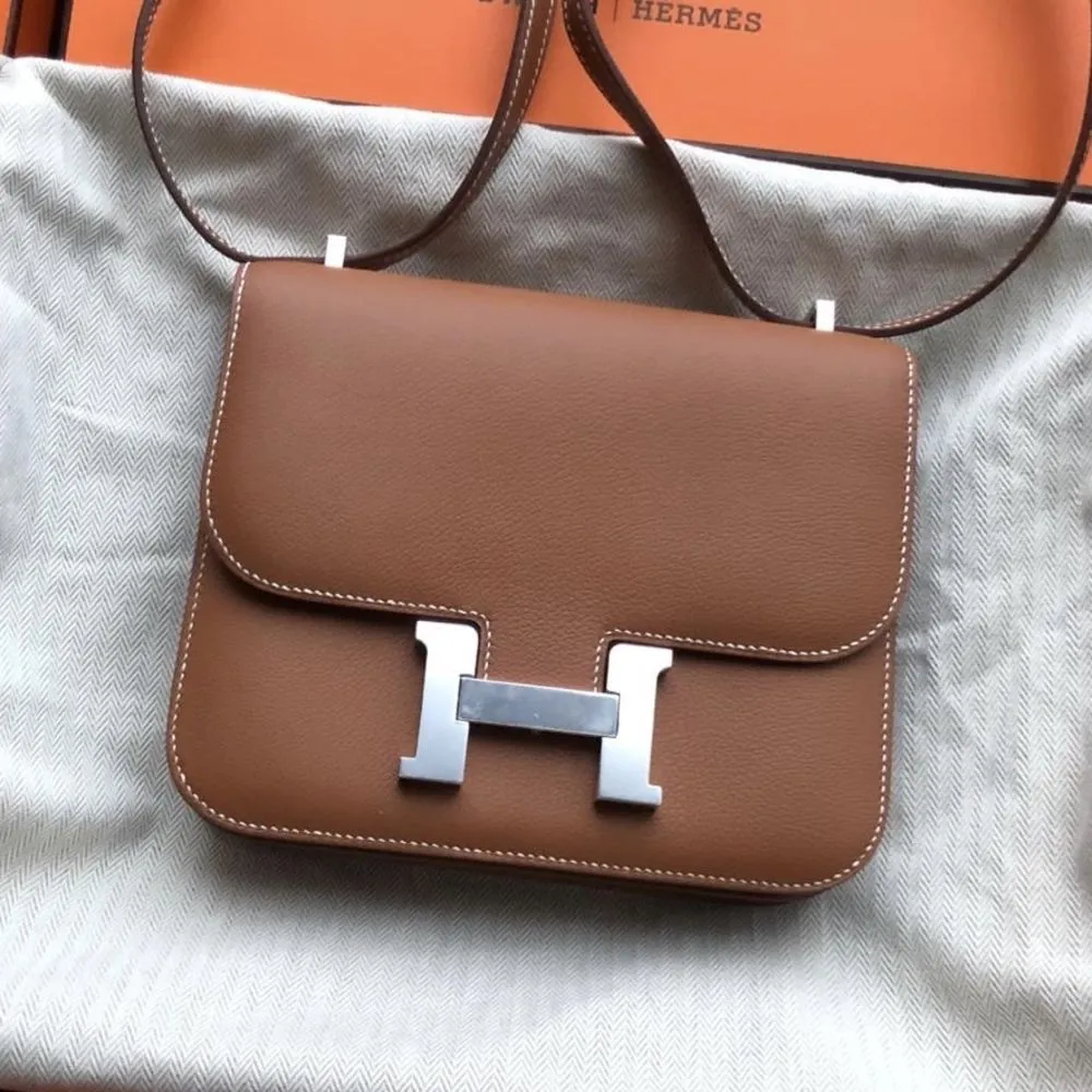 Hermès Constance 18 Gold Evercolor Palladium Hardware PHW