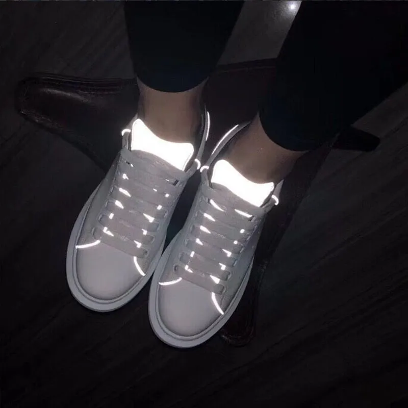 High Quality Women  White Shoes Size 34-44 Spring Lovers Genuine Leather flats shoes Women White Casual Shoes Alaxander