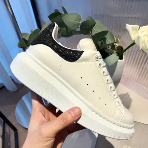 High Quality Women  White Shoes Size 34-44 Spring Lovers Genuine Leather flats shoes Women White Casual Shoes Alaxander