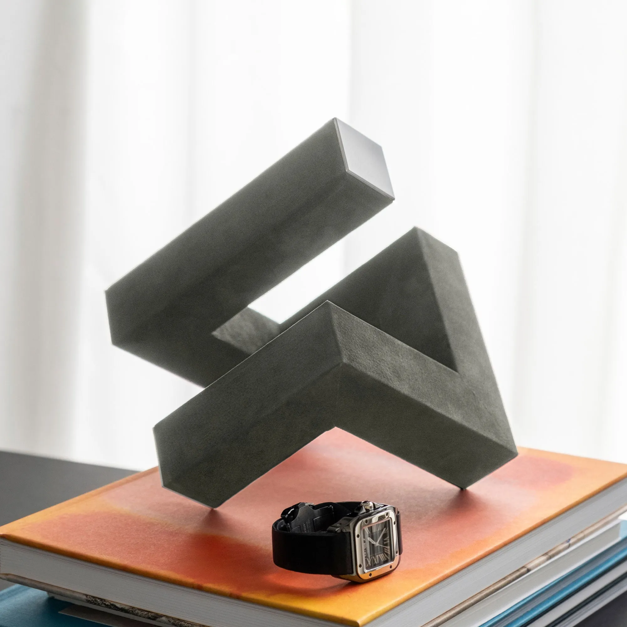 HUDSON DUO WATCH STAND - SAGE / GREY